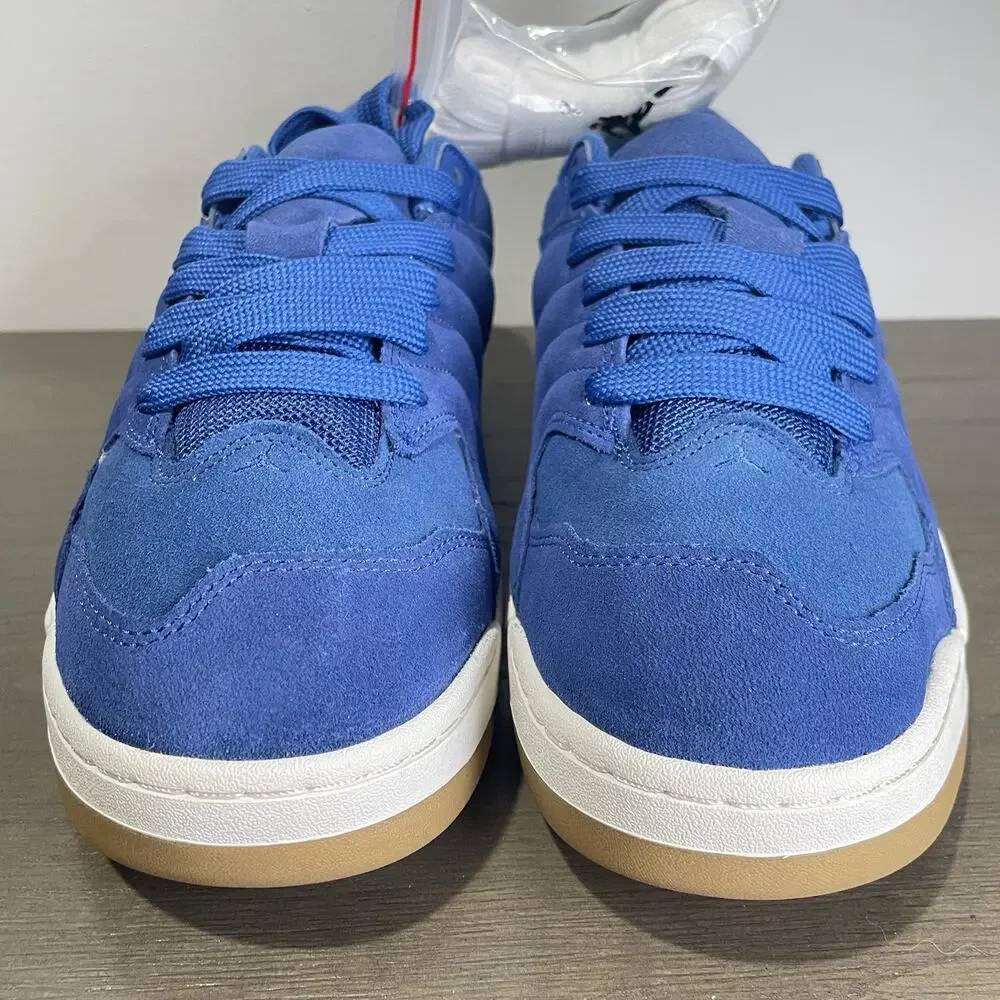Nike Jordan Mens Size 11.5 Shoes NEW Session Suede IB3731-400 Storm Blue Gum